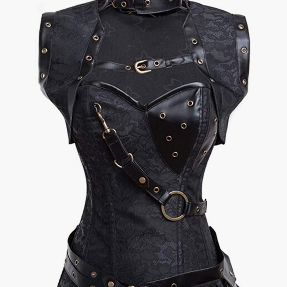 NWOT Black Lace Corset from Charmian